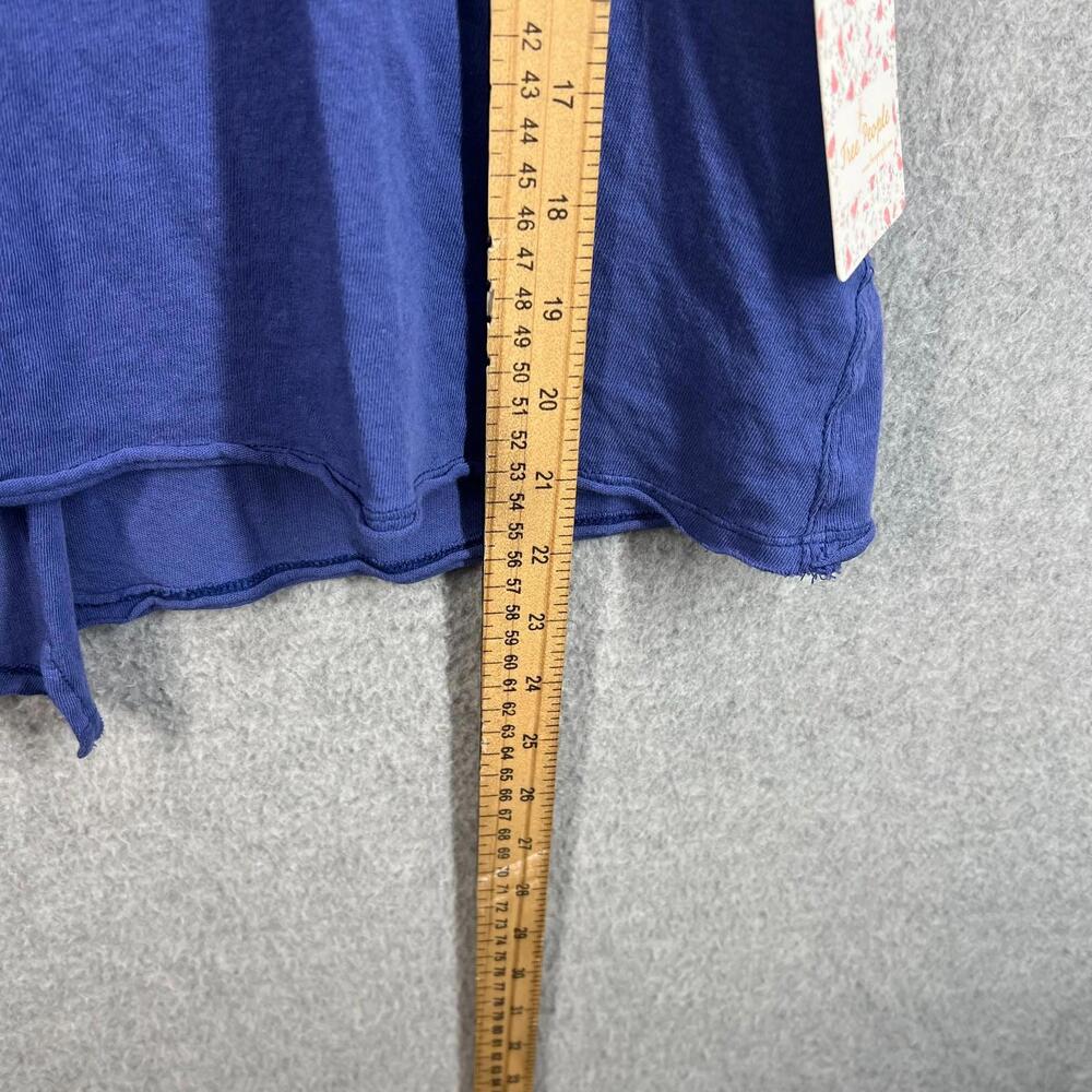 Free People Women’s Purple Taurus Cold Shoulder Graphic Tee Size XS‎ NWT - Picture 10 of 13